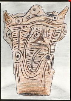 子供が描いた土器の絵