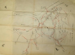 三国街道周辺絵図部分